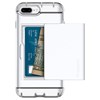 Apple Compatible Spigen Crystal Wallet Case - Jet White  043CS21051 Image 2