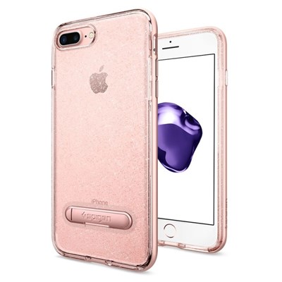 Apple Spigen Crystal Hybrid Case With Kickstand - Rose Quartz Glitter  043CS21216