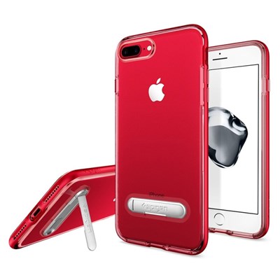 Apple Spigen Crystal Hybrid Case With Kickstand - Dante Red  043CS21522