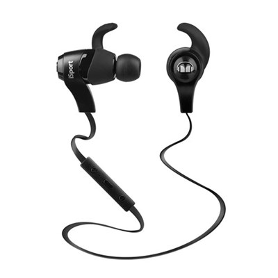 Monster iSport Bluetooth Wireless In-ear Headphones - Black