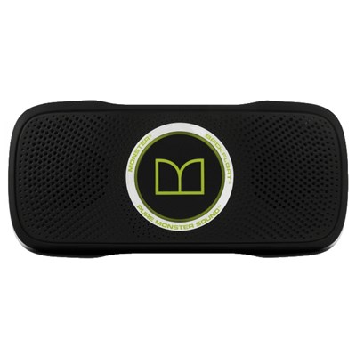 Monster Superstar Backfloat Hd Bluetooth Speaker - Black And Neon Green