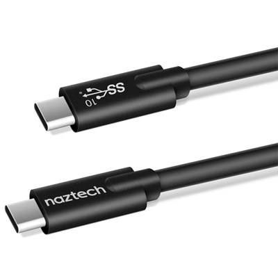 Naztech USB-C to USB-C Charge and Sync 3ft Cable - Black  13295
