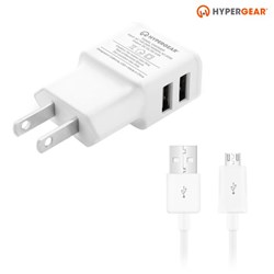 HyperGear 2A Wall Charger and Micro USB Cable Combo  13457-NZ