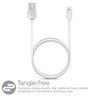 HyperGear MFi Lightning 4 Foot Charge and Sync Cable - White Image 1