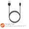 HyperGear Braided MFi Lightning 4 Foot Charge and Sync Cable - Black and Grey  13837-NZ Image 1