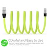 HyperGear Flexi USB-C Charge and Sync Flat 6 Foot Cable - Green  13890 Image 1