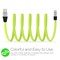 HyperGear Flexi USB-C Charge and Sync Flat 6 Foot Cable - Green  13890 Image 1