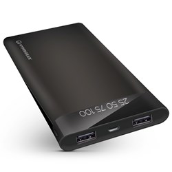 HyperGear 20000mAh Dual USB Portable Battery Pack with Digital Battery Indicator