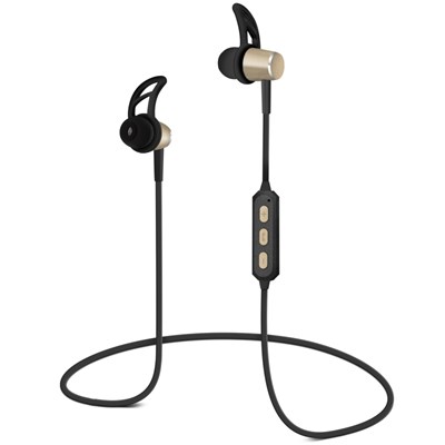 HyperGear MagBuds Wireless Aluminum Alloy Earphones - Gold