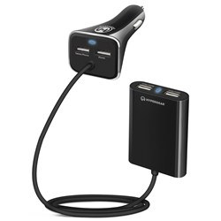 HyperGear 8.2 Amp Road Runner 4 Port Car Charger