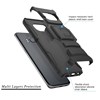 Samsung Compatible Armor Style Case with Holster - Black and Black  1AM2H-SAMGS8-BKBK Image 1