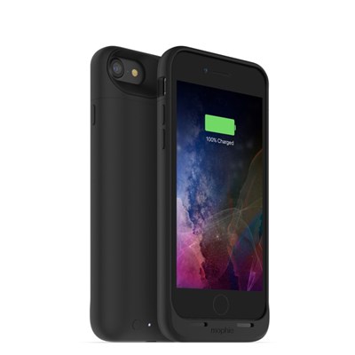 Mophie Juice Pack Air Rechargeable External Battery Case With Built In Wireless Charging 2525mah - Black