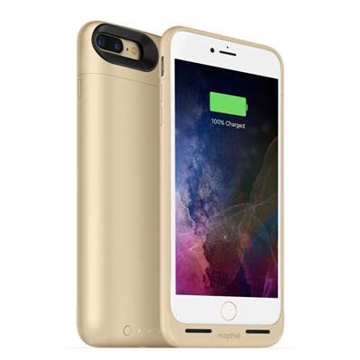 Mophie Juice Pack Air Rechargeable External 2420mAh Battery Case With Built In Wireless Charging - Gold