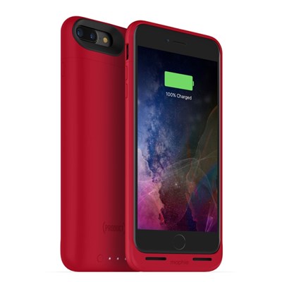 Mophie Juice Pack Air Rechargeable External 2420mAh Battery Case With Built In Wireless Charging - Product Red