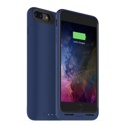 Mophie Juice Pack Air Rechargeable External 2420mAh Battery Case With Built In Wireless Charging - Blue
