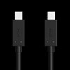 Puregear Charge-sync Cord - Usb Type C To Usb Type C Cable (4 Ft Cable Length) - Black Image 1