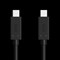 Puregear Charge-sync Cord - Usb Type C To Usb Type C Cable (4 Ft Cable Length) - Black Image 1
