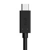 Puregear 4.8a Type C 4 Foot Cable Travel Charger with 2.0 Usb Port - Black  61300PG Image 1