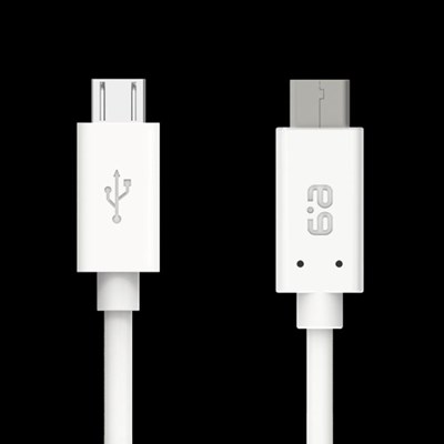 Puregear Charge-sync Cord - Usb Type C To Micro Usb Cable (4 Ft Cable Length) - White