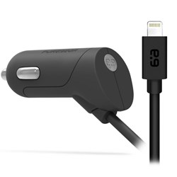 Puregear 2.4a Car Charger For Apple Lightning Devices (12w) - Black