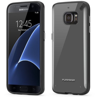 Samsung Compatible Puregear Slim Shell Case - Clear and Black  61391PG