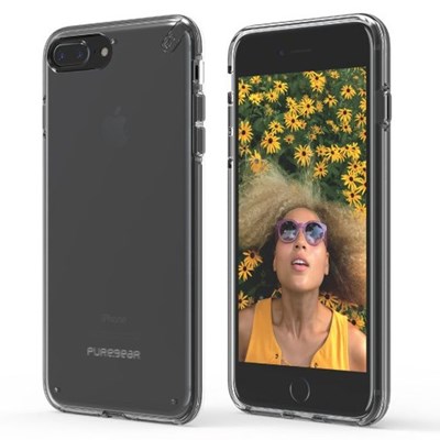 Apple Compatible Puregear Slim Shell Case - Clear and Black  61591PG