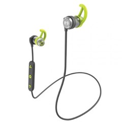 Puregear Pureboom Wireless Sweat Resistant Sport Headphones With Mic - Black And Green Puregear Pureboom Wireless Sweat Resistant Sport Headphones With Mic - Black And Green