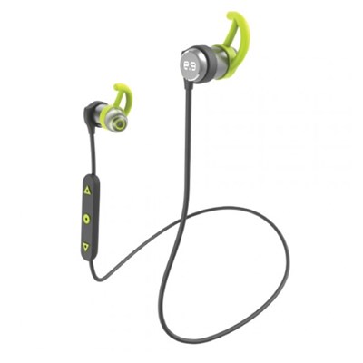 Puregear Pureboom Wireless Sweat Resistant Sport Headphones With Mic - Black And Green