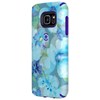 Samsung Compatible Speck Candyshell Inked Case - Aqua Floral Blue and Ultraviolet Purple  75848-C140 Image 2