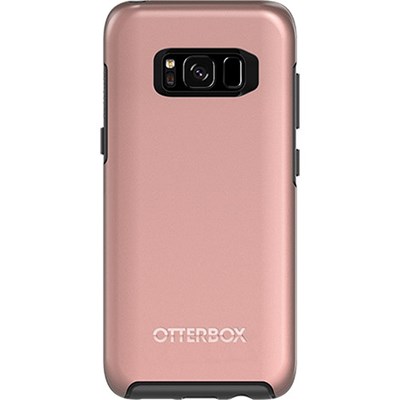 Samsung Compatible Otterbox Symmetry Rugged Case - Metallic Pink Gold  77-54710