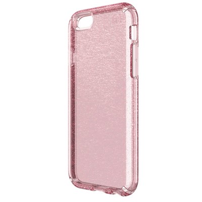 Apple Compatible Speck Products Presidio Clear and Glitter Case - Rose Pink And Gold Glitter  79983-5978