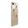 Apple Speck Products Presidio Clear and Print Case - Showyfeather Gold And Clear  79985-5948 Image 2