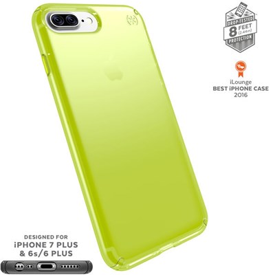 Apple Speck Products Presidio Clear Case - Neon Yellow  88741-6497