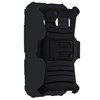 HTC Compatible Armor Style Case with Holster - Black and Black  AM2H-HTC10-BKBK Image 2