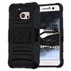 HTC Compatible Armor Style Case with Holster - Black and Black  AM2H-HTC10-BKBK Image 3