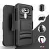 LG Compatible Armor Style Case with Holster - Black  AMH-LGG5-BKBK Image 1