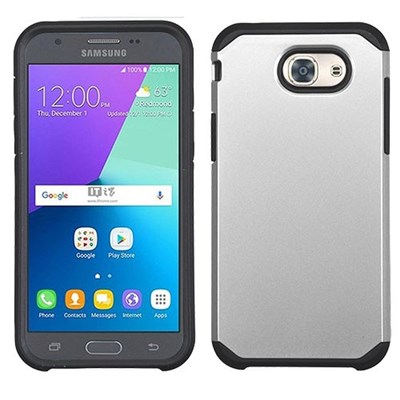 Samsung Compatible Astronoot Phone Protector Cover - Black and Silver