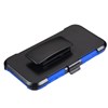 Samsung Compatible Armor Style Case with Holster - Black and Dark Blue Image 3