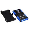 Samsung Compatible Armor Style Case with Holster - Black and Dark Blue Image 4