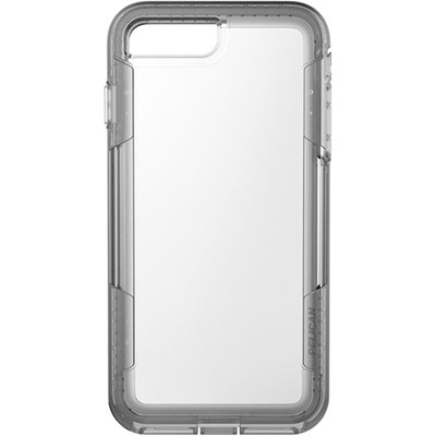 Apple Pelican Voyager Rugged Case With Kickstand Holster And Screen Protector - Clear and Gray  C24030-000A-CLCL