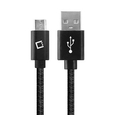 Cellet 4 Foot Usb Type C Braided Cable - Black  DCA420BK