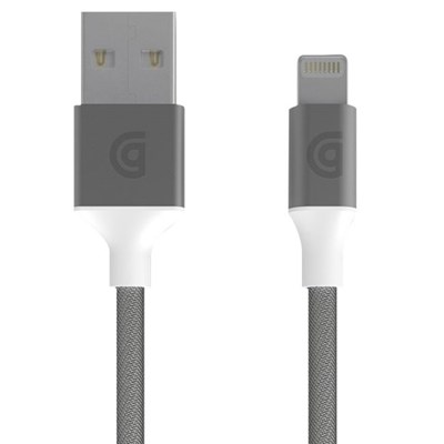 Griffin Usb To Lightning Usb Premium Braided 5 Foot Charge-sync Cable - Silver  GC40902