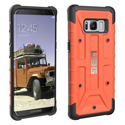 Samsung Urban Armor Gear Pathfinder Case - Rust And Black  GLXS8-A-RT