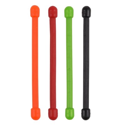 Nite Ize Gear Tie 3 Inch Loopable Twist Tie - 4 Pack Assorted Colors  GT3-4PK-A1