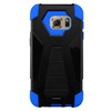 Samsung Compatible HYBRID Combo Cover with Kickstand - Blue and Black  HYBTB-SAMGS7ED-BL Image 1
