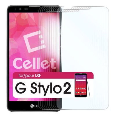 LG Compatible Cellet Premium Tempered Glass Screen Protector  SGLGGSTYLO2