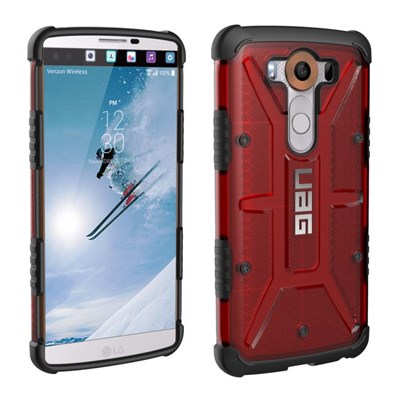 LG Compatible Urban Armor Gear Composite Hybrid Case - Magma  UAG-LGV10-MGM