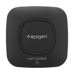 Spigen F301w Essential Ultra Slim Wireless Charging Pad - 10w - Black