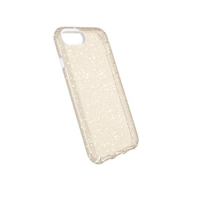 Apple Compatible Speck Products Presidio Clear and Glitter Case - Gold Glitter and Clear  103109-5636