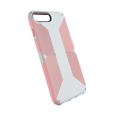 Apple Compatible Speck Products Presidio Grip Case - Dove Gray and Tart Pink  103122-6584